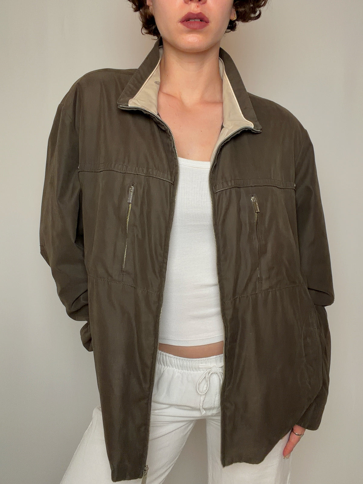 Veste d'été brune XL vintage