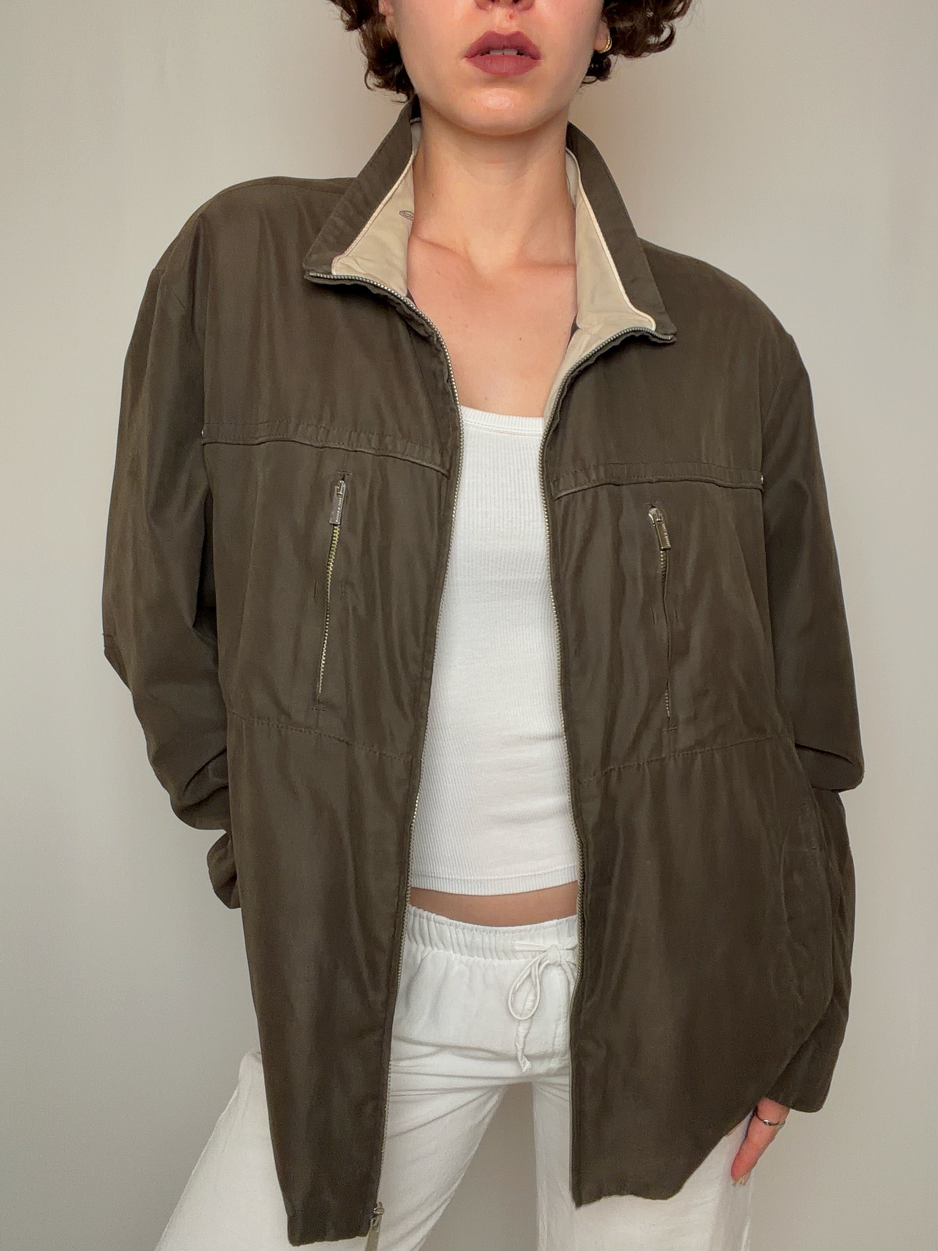 Veste d'été brune XL vintage