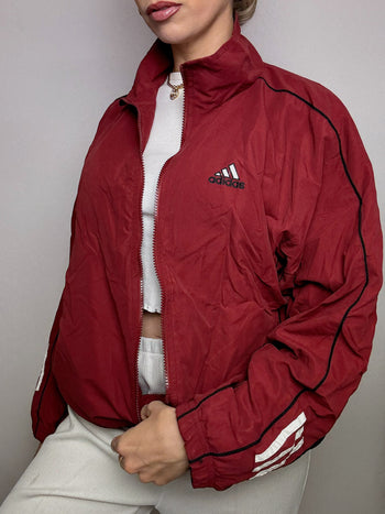Veste de sport bordeaux ADIDAS L vintage
