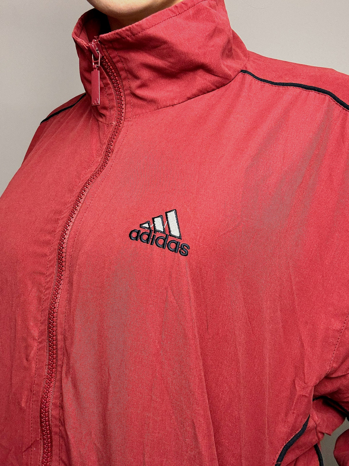 Veste de sport bordeaux ADIDAS L vintage