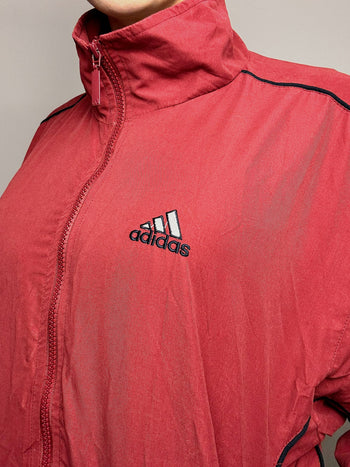 Veste de sport bordeaux ADIDAS L vintage