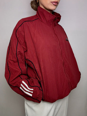 Veste de sport bordeaux ADIDAS L vintage