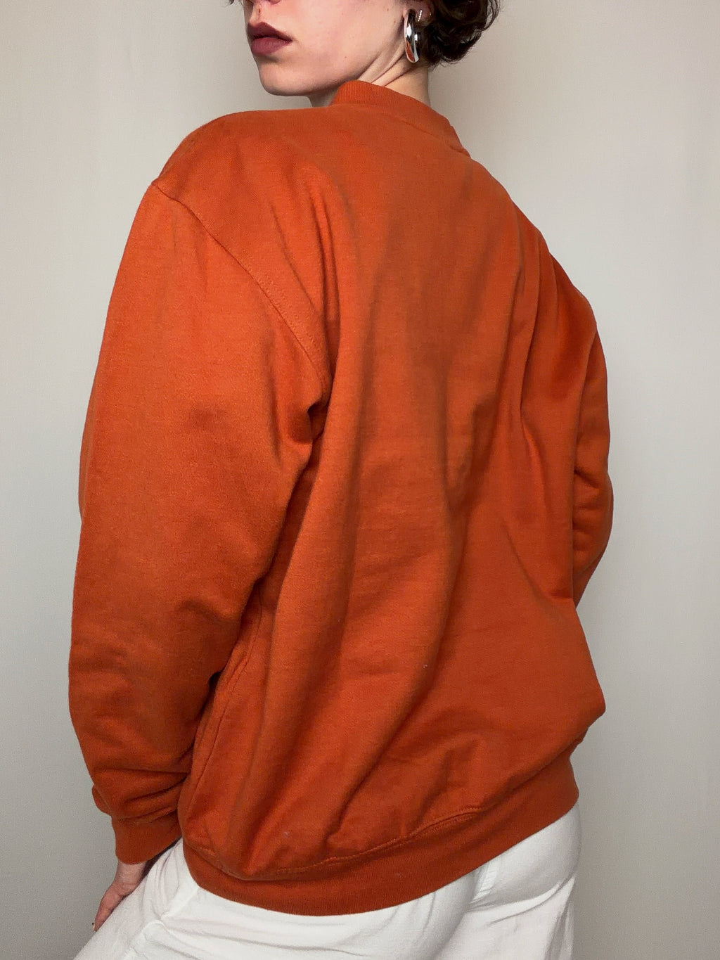 Sweat orange Lotto M vintage