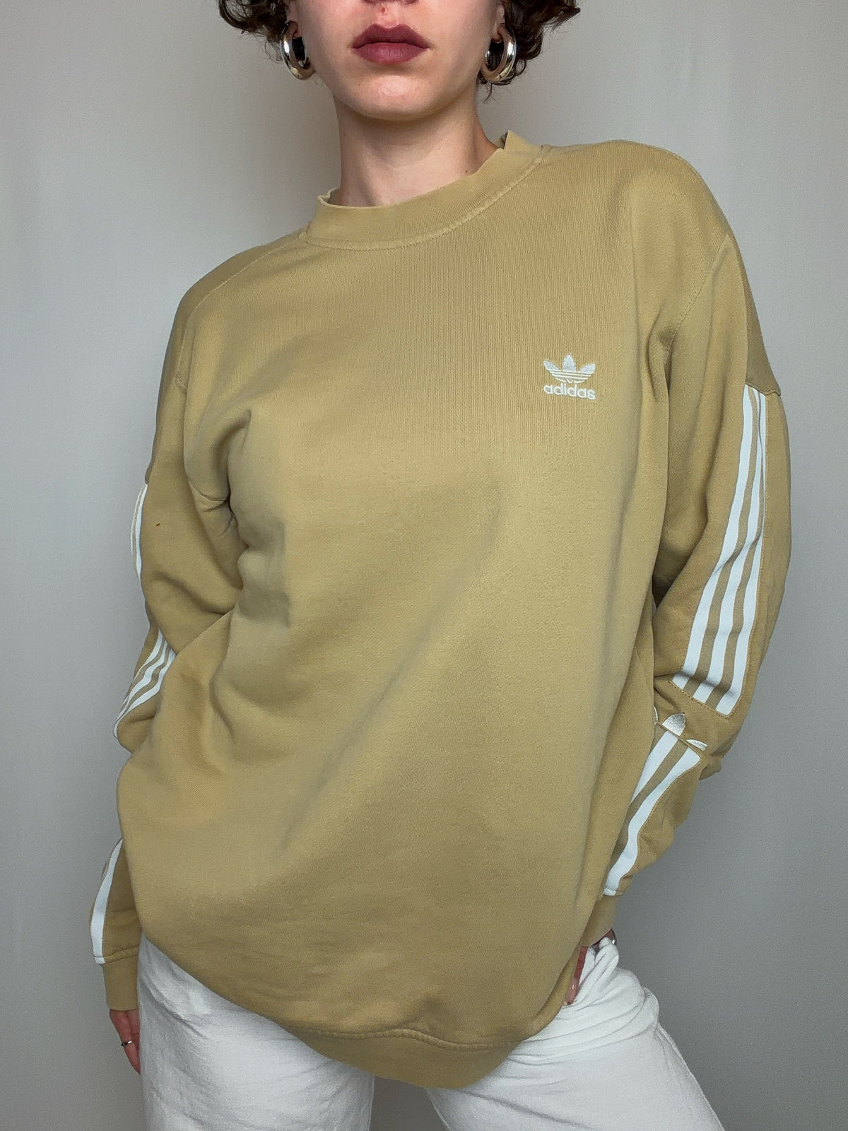 Sweat beige Adidas M vintage