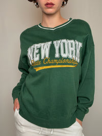 Sweat vert New York vert M vintage