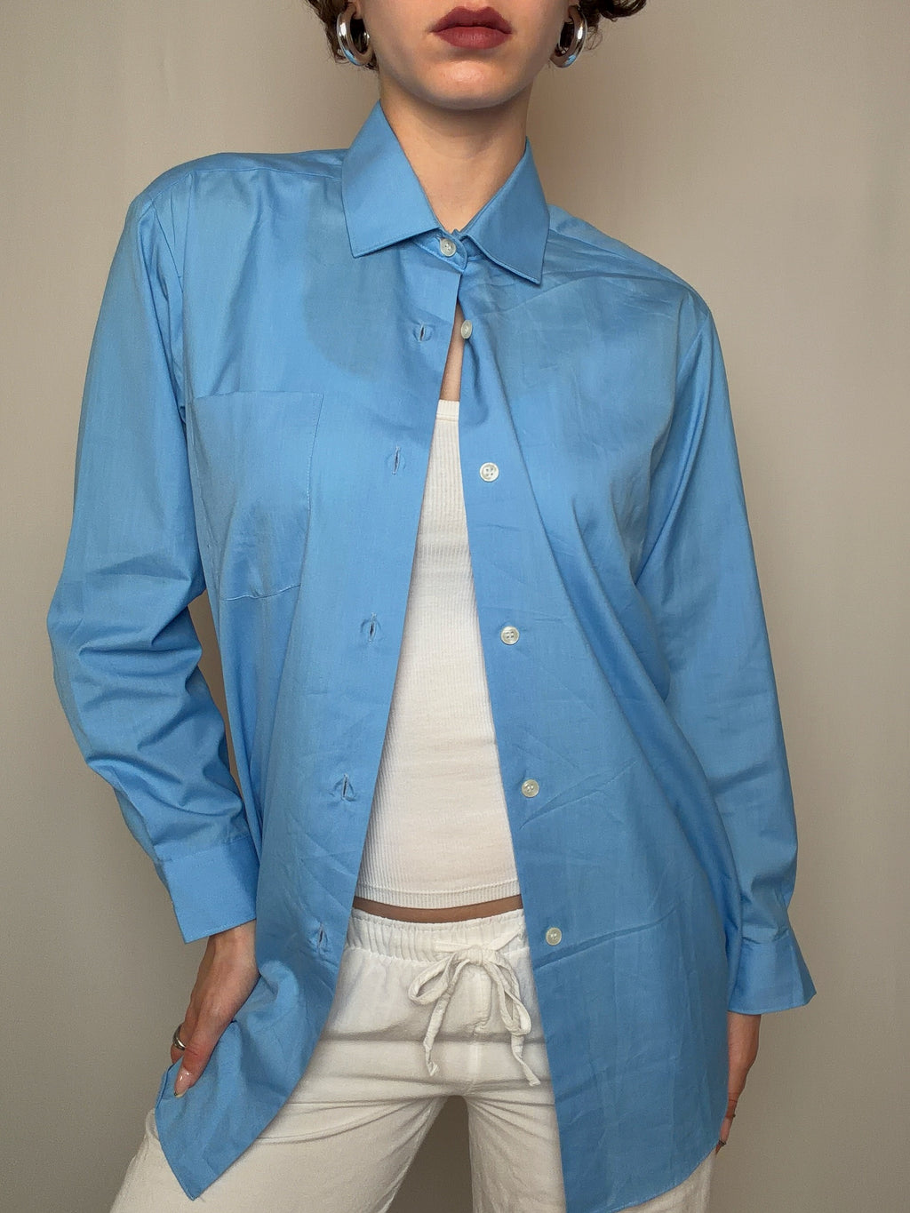 Chemise bleue M vintage