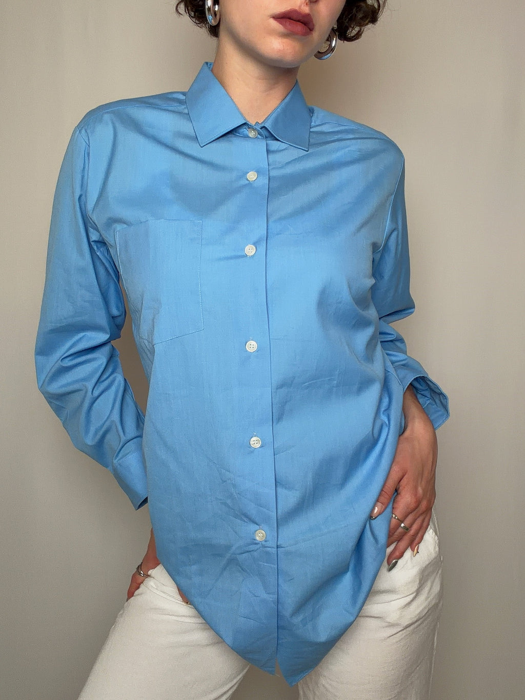 Chemise bleue M vintage