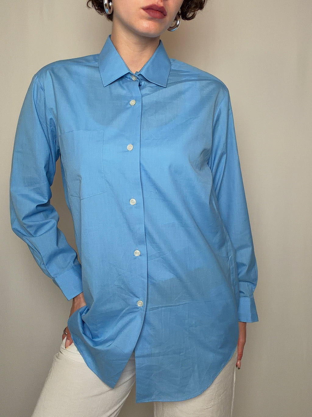 Chemise bleue M vintage