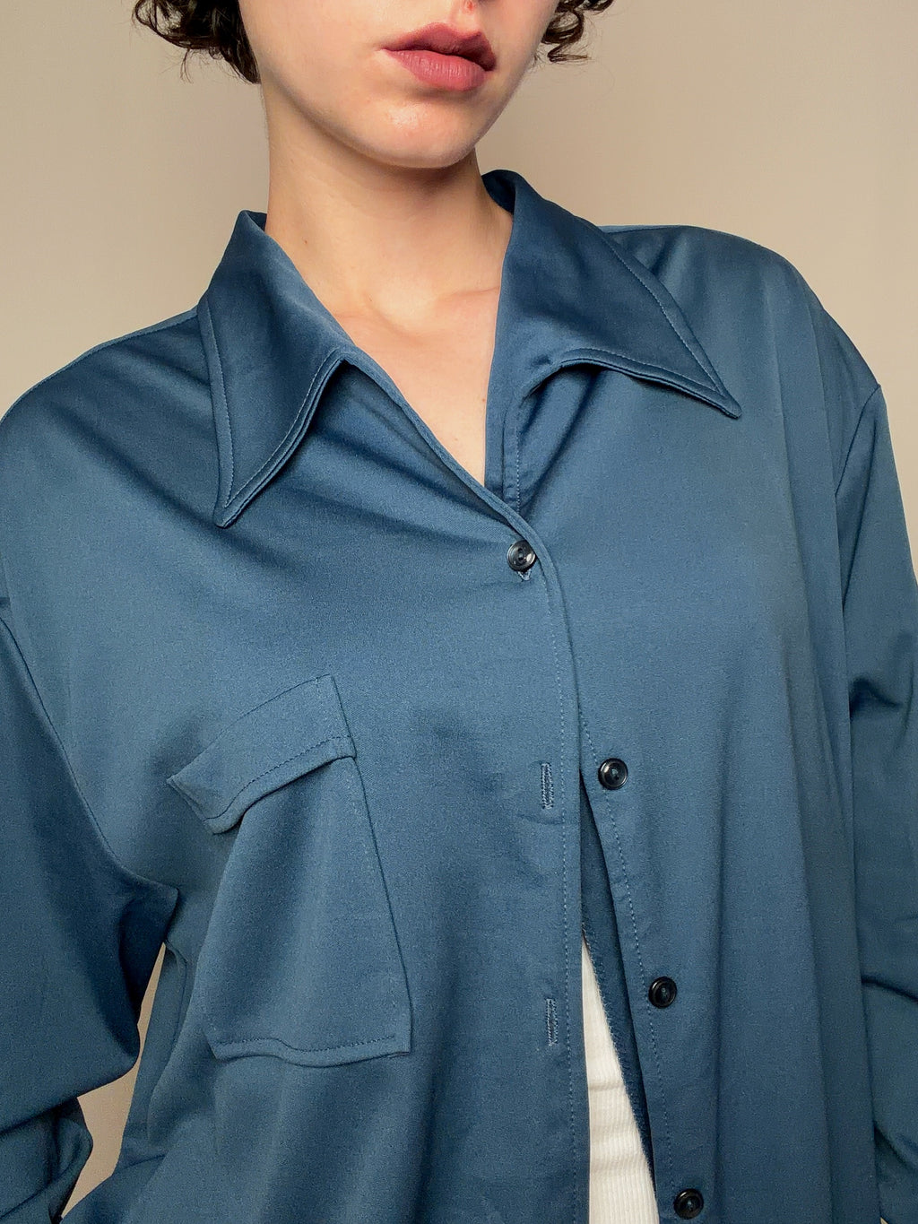 Chemise bleue XL vintage