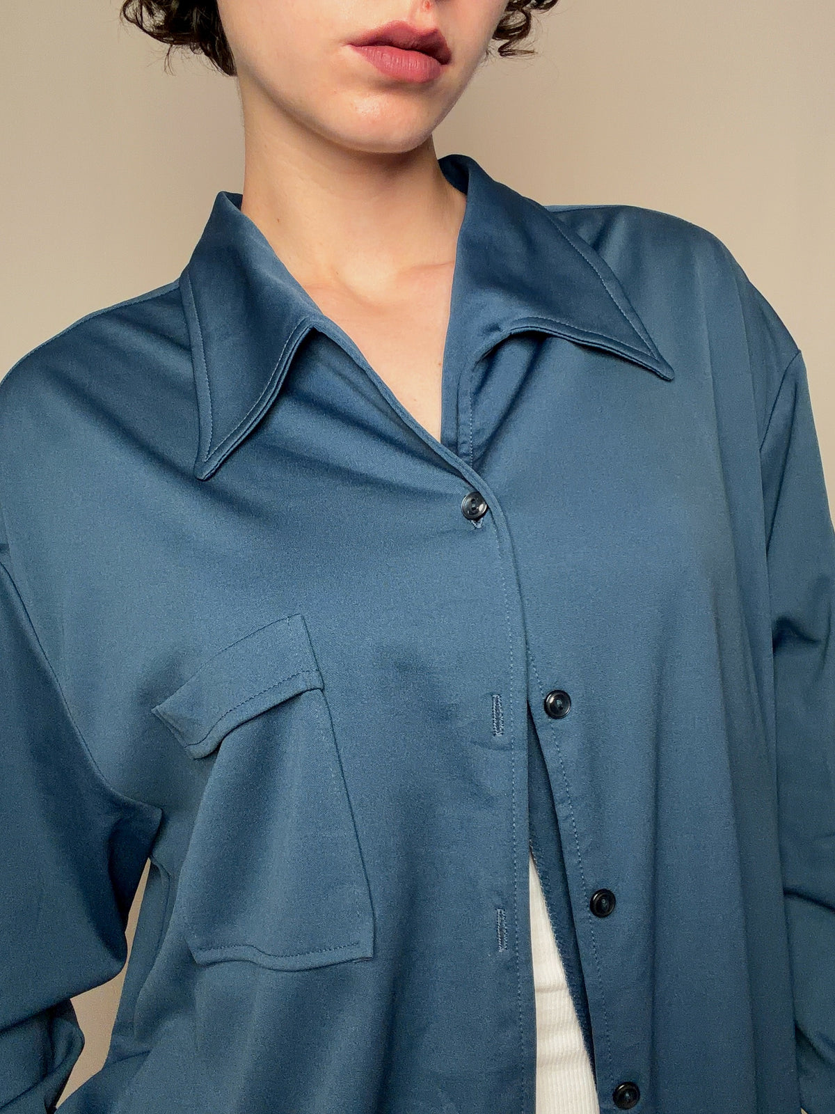 Chemise bleue XL vintage