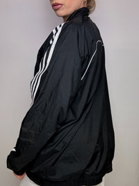 ADIDAS L vintage black sports jacket