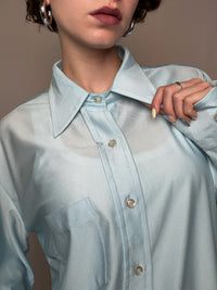 Chemise bleue ciel XL vintage