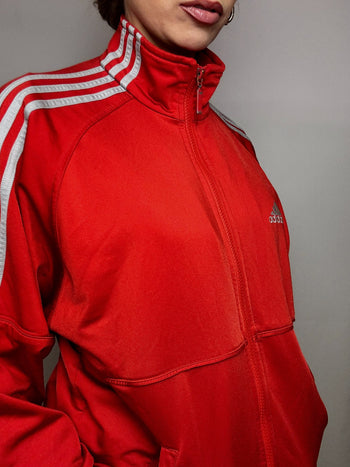 Jacket de sport rouge ADIDAS M/L vintage