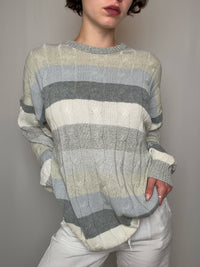Pull d'été gris L vintage