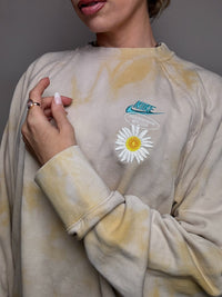 Washed round neck sweatshirt NIKE L vintage