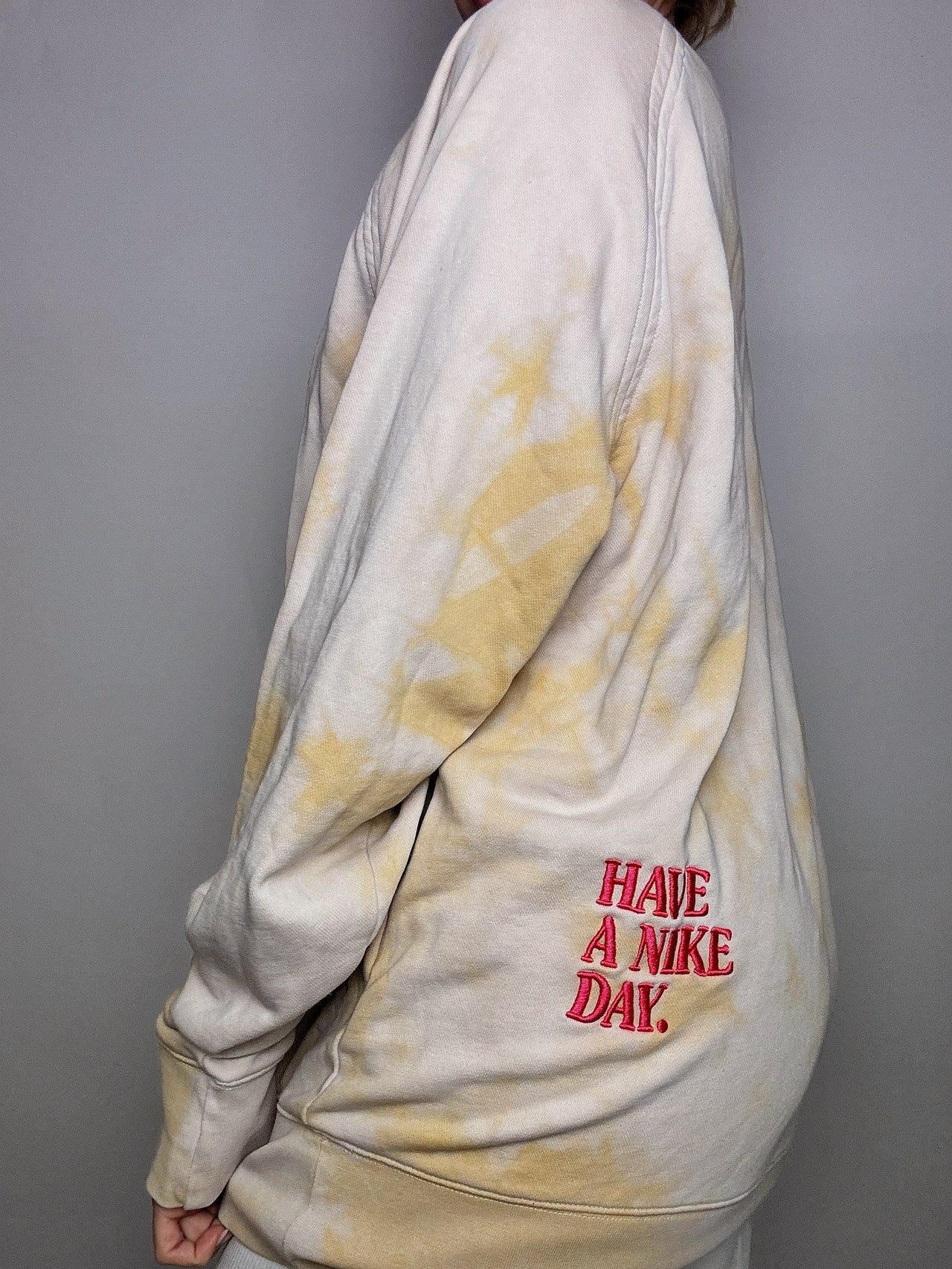Washed round neck sweatshirt NIKE L vintage