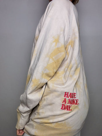 Washed round neck sweatshirt NIKE L vintage
