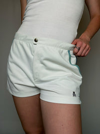 Short élastique blanc M vintage