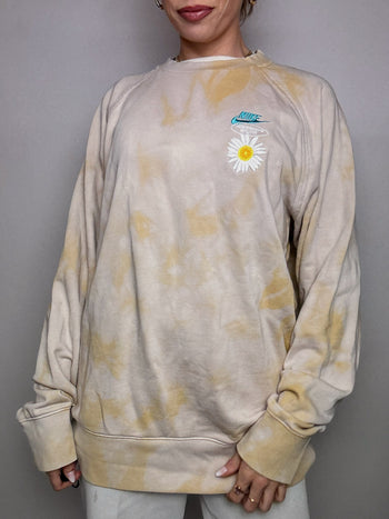 Washed round neck sweatshirt NIKE L vintage
