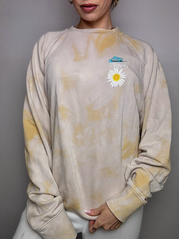 Washed round neck sweatshirt NIKE L vintage