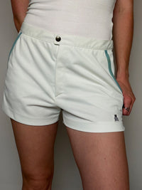 Short élastique blanc M vintage