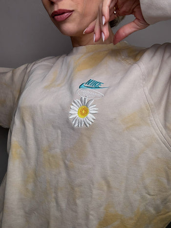 Washed round neck sweatshirt NIKE L vintage