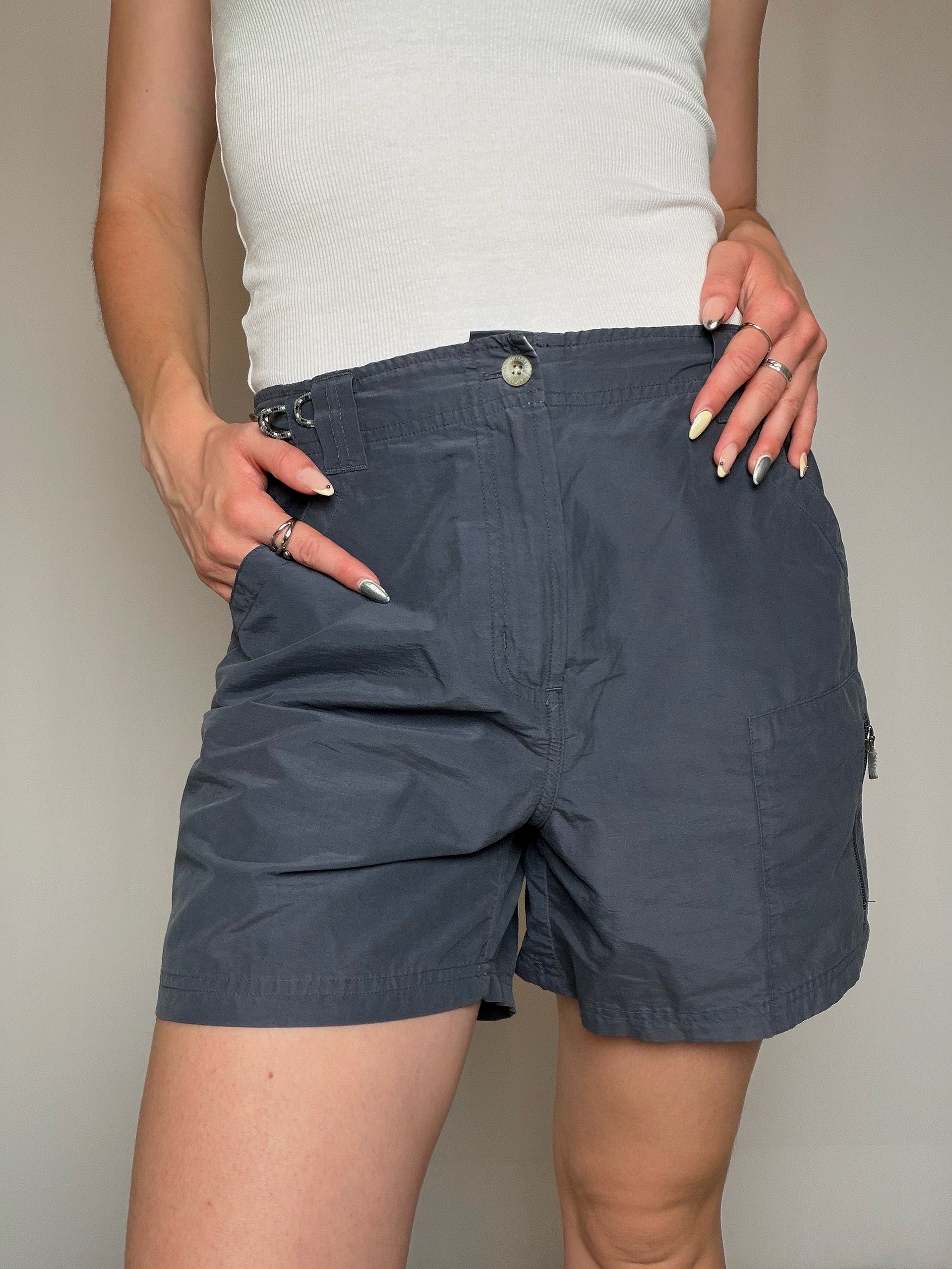 Short de sport gris Colombia S vintage