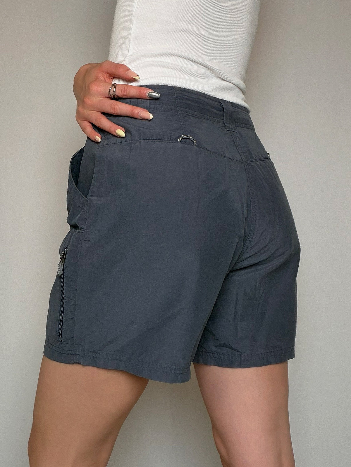 Short de sport gris Colombia S vintage