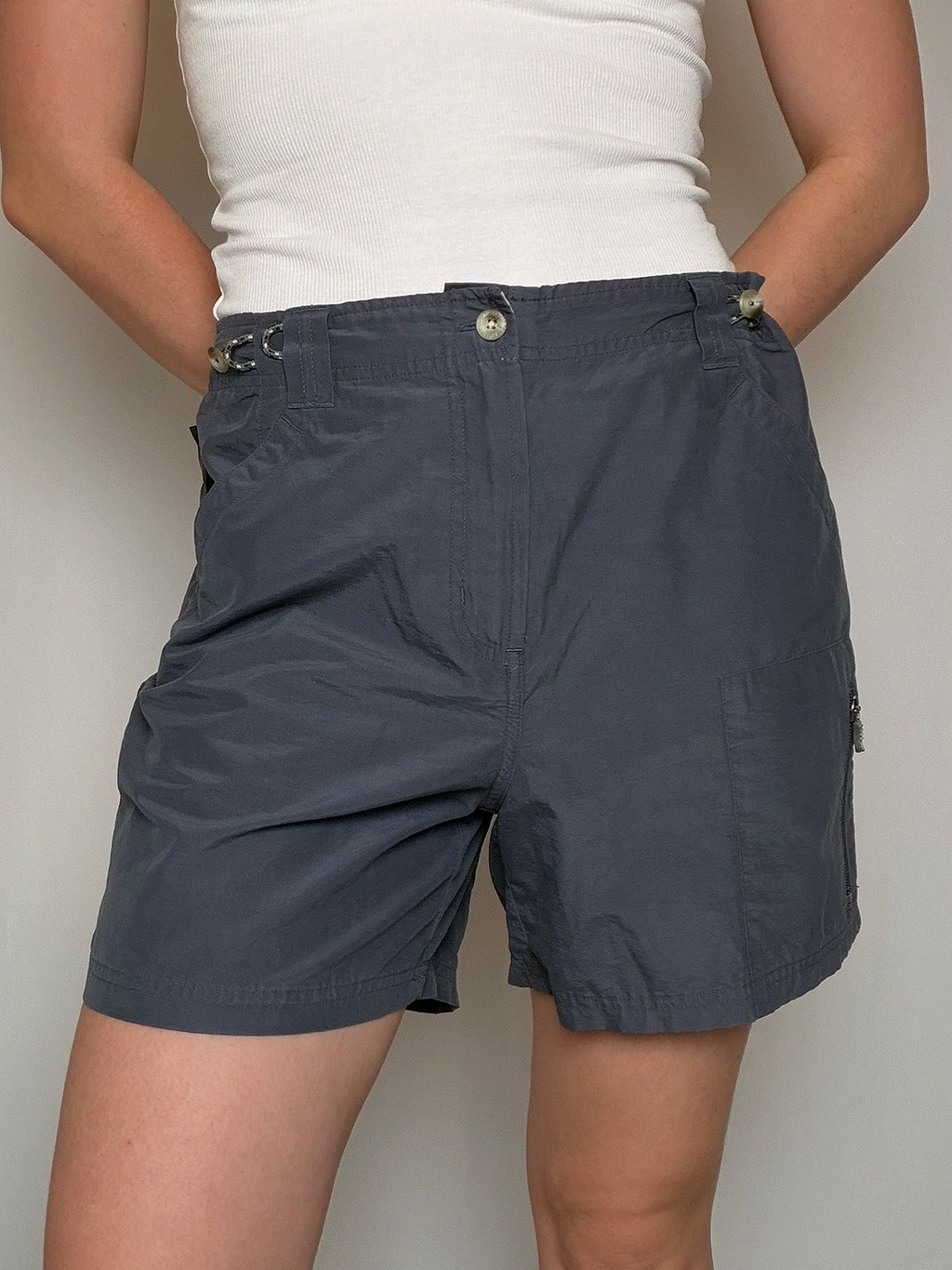 Short de sport gris Colombia S vintage