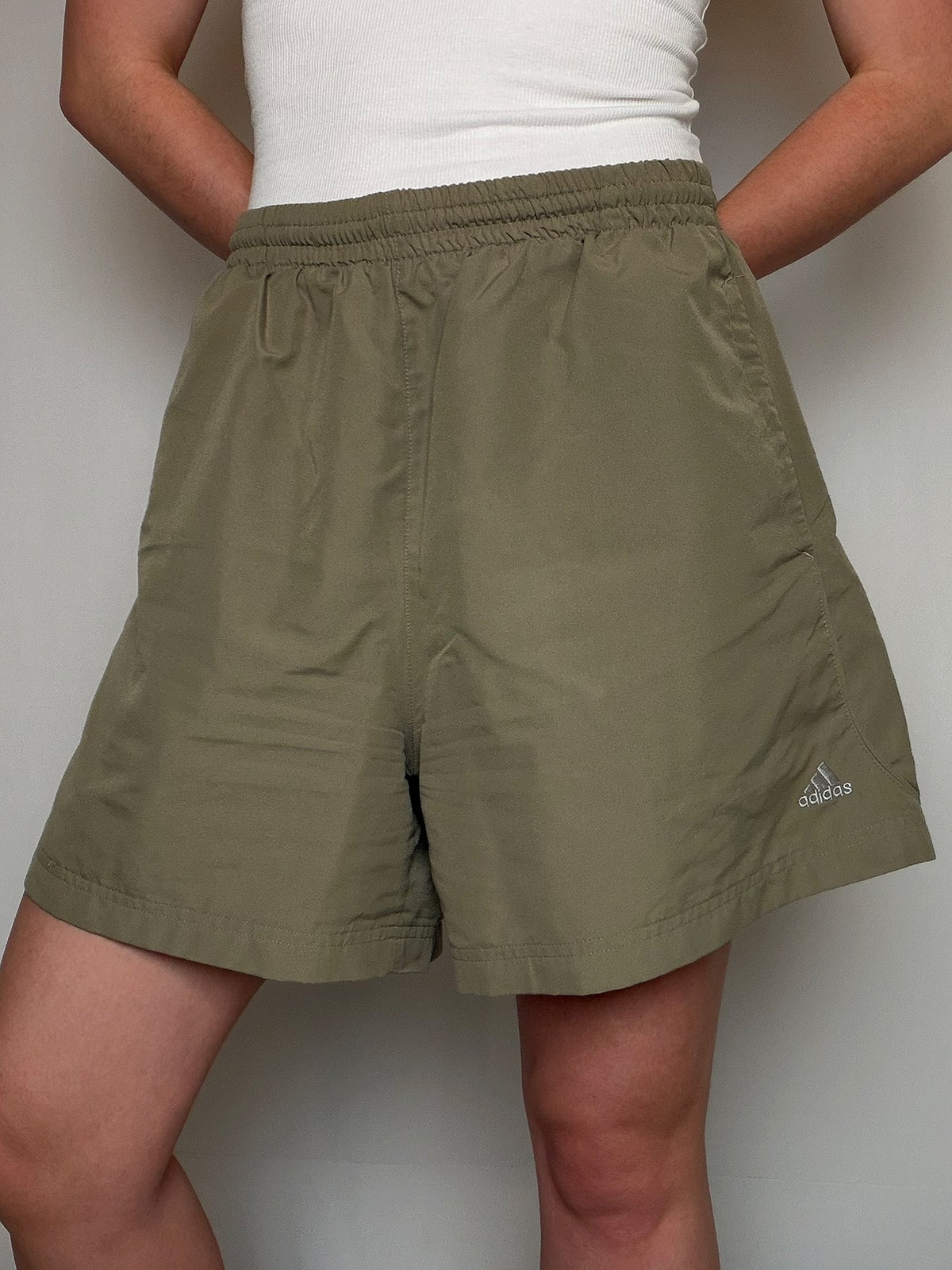 Short de sport kaki Adidas XL vintage