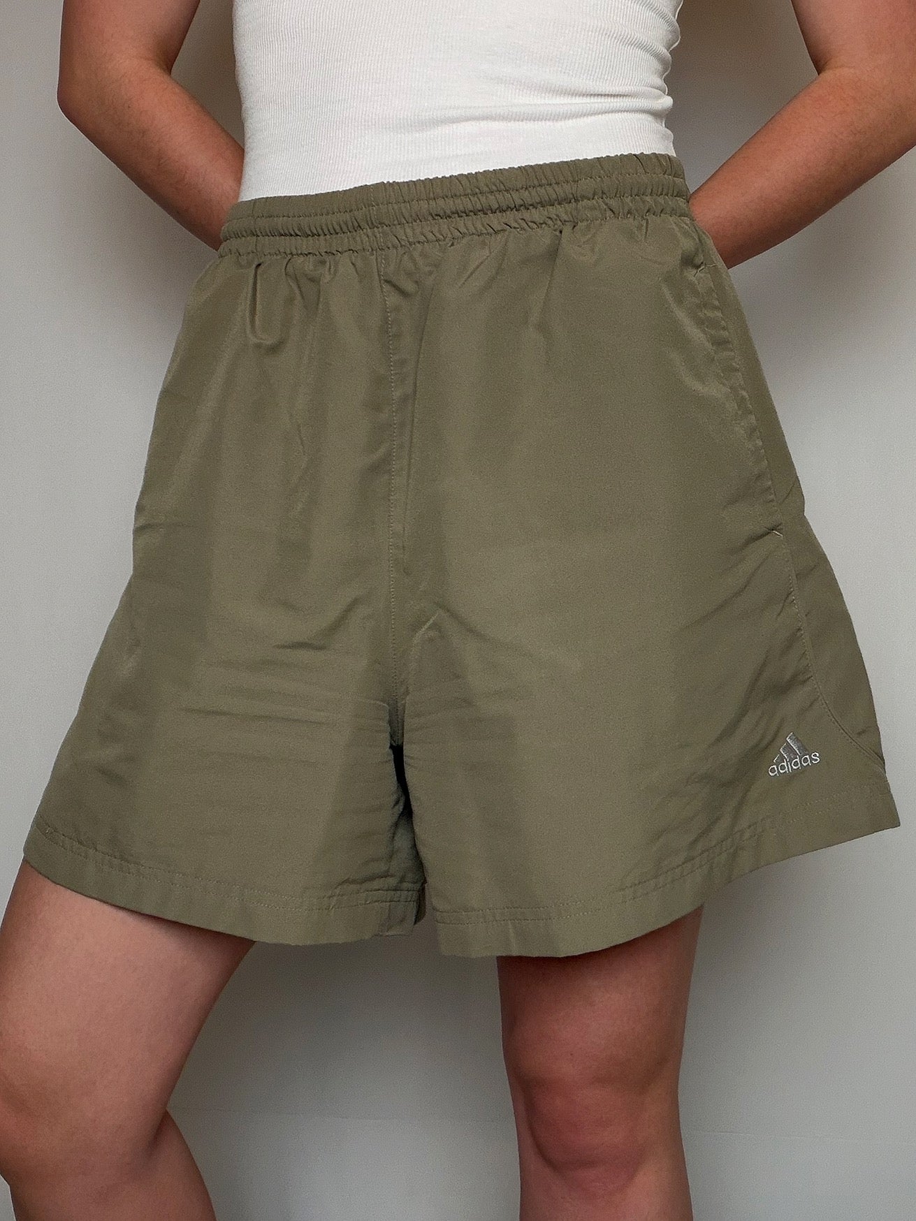 Short de sport kaki Adidas XL vintage
