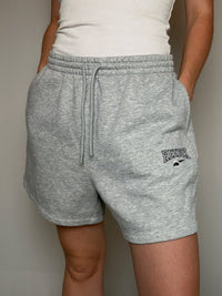 Short de sport gris Reebok L vintage