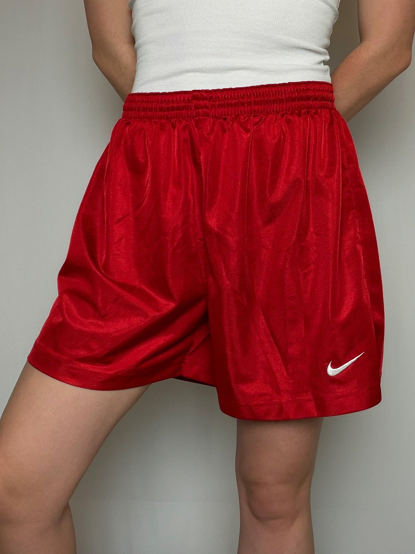 Short de sport nike rouge L vintage