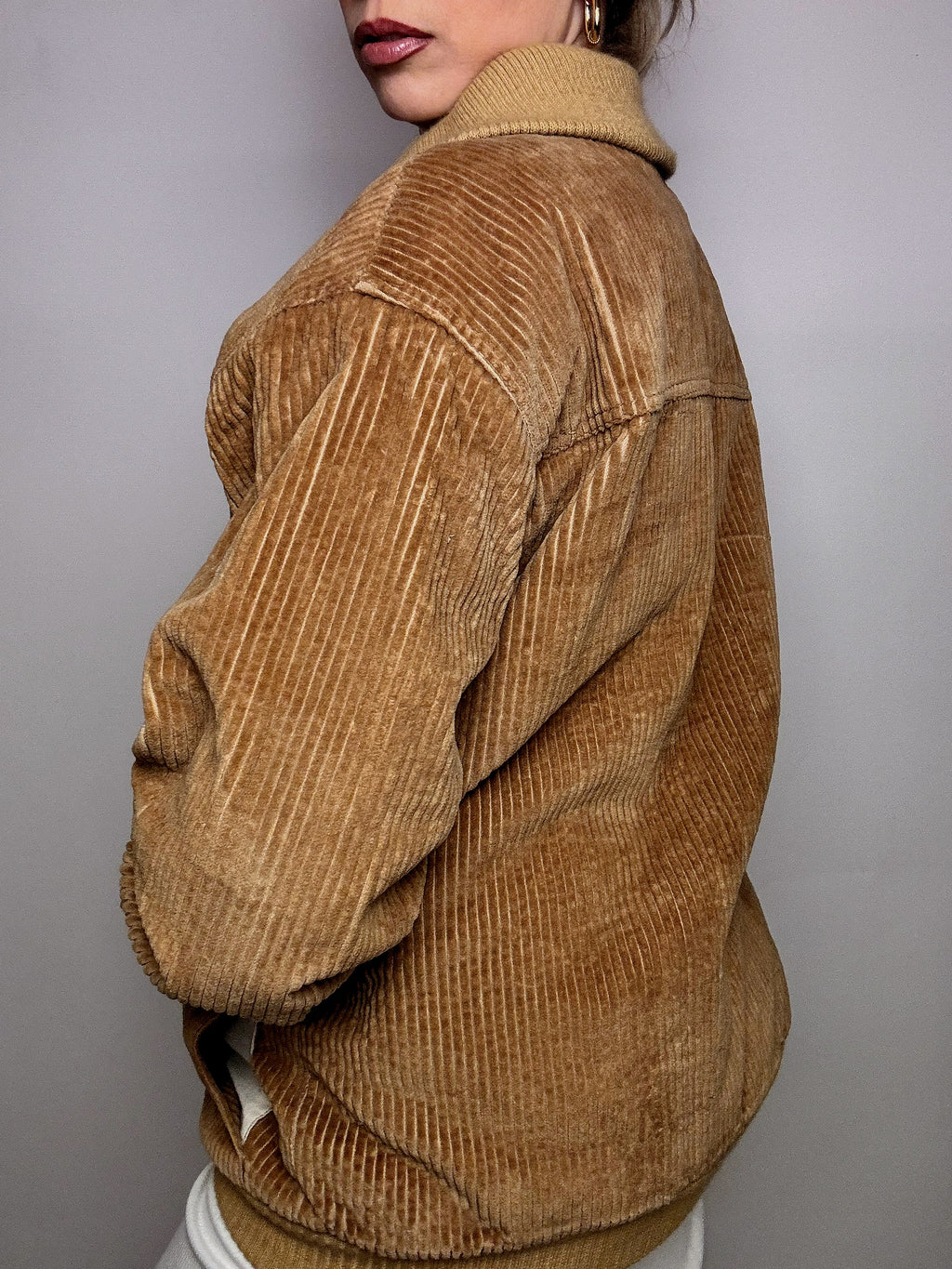 Vintage XL beige Cordjacke