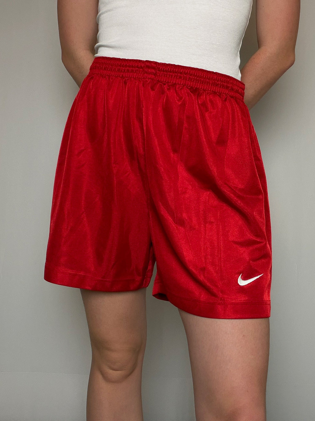 Short de sport nike rouge L vintage