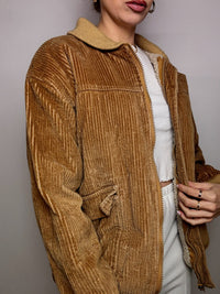 Vintage XL beige Cordjacke