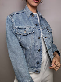 Vintage Wampum leichte Jeansjacke 