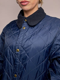 Veste matelassée marine XL vintage