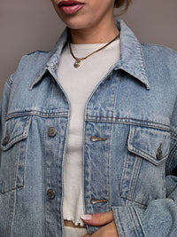 Vintage Wampum leichte Jeansjacke 