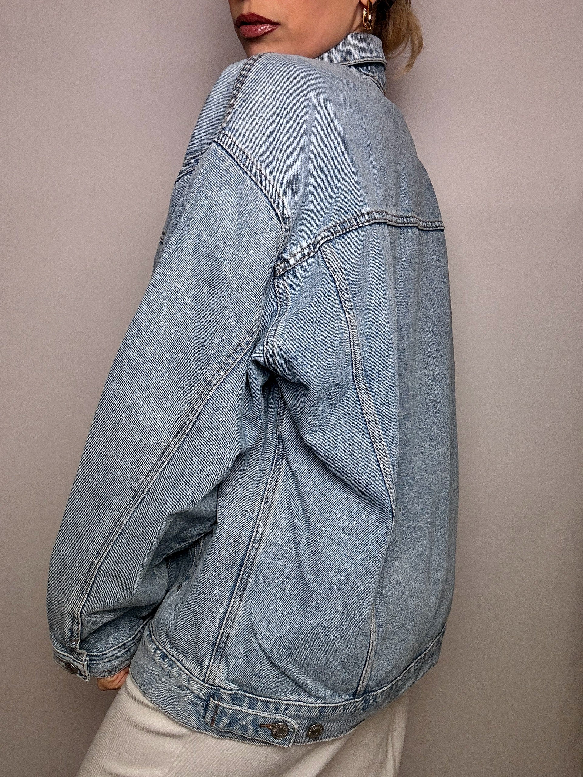 Vintage Wampum leichte Jeansjacke 