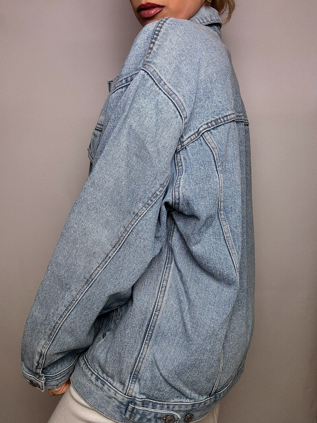 Vintage Wampum leichte Jeansjacke 