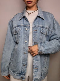 Vintage Wampum leichte Jeansjacke 
