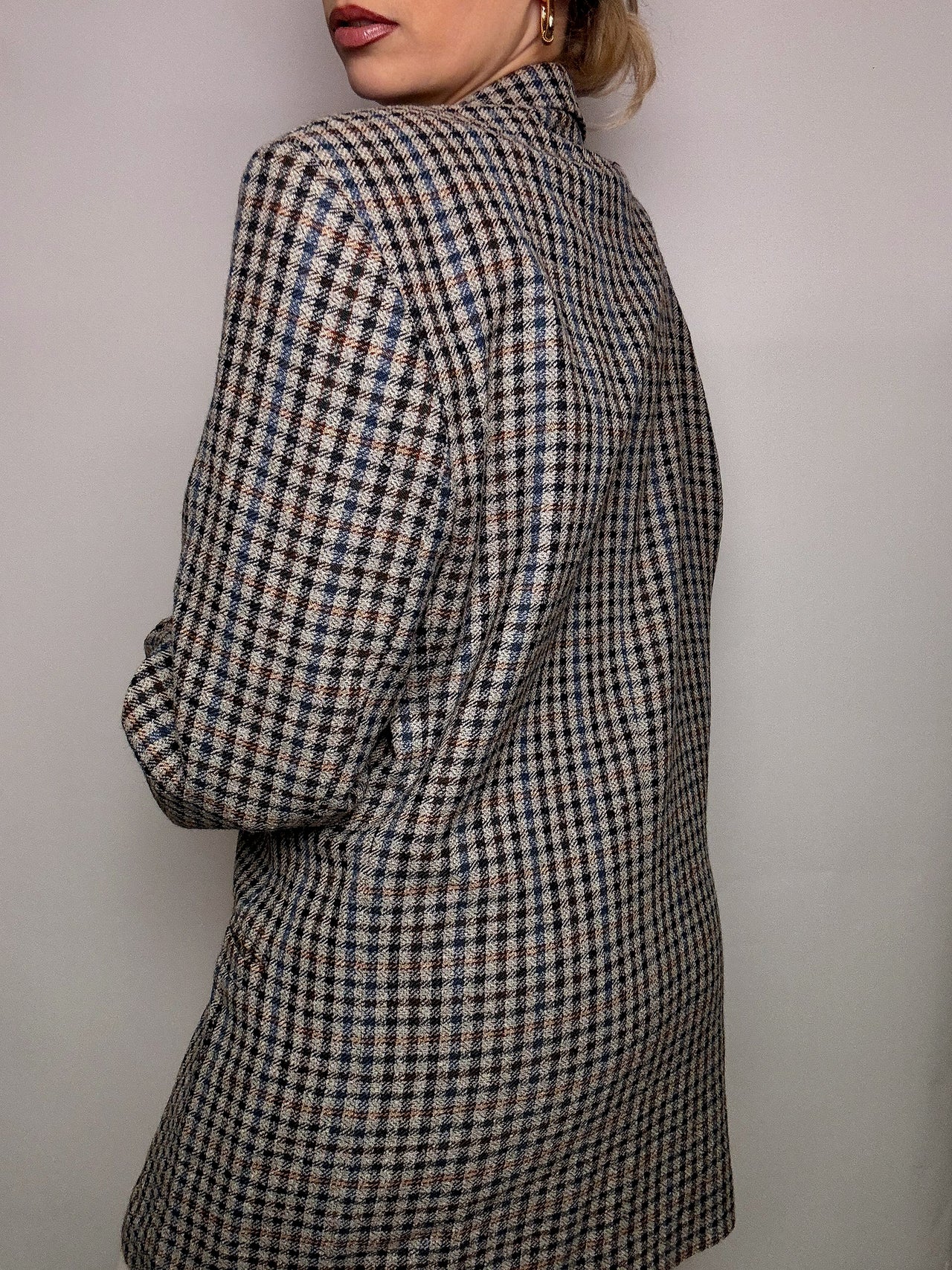 Blazer en laine brun XL vintage