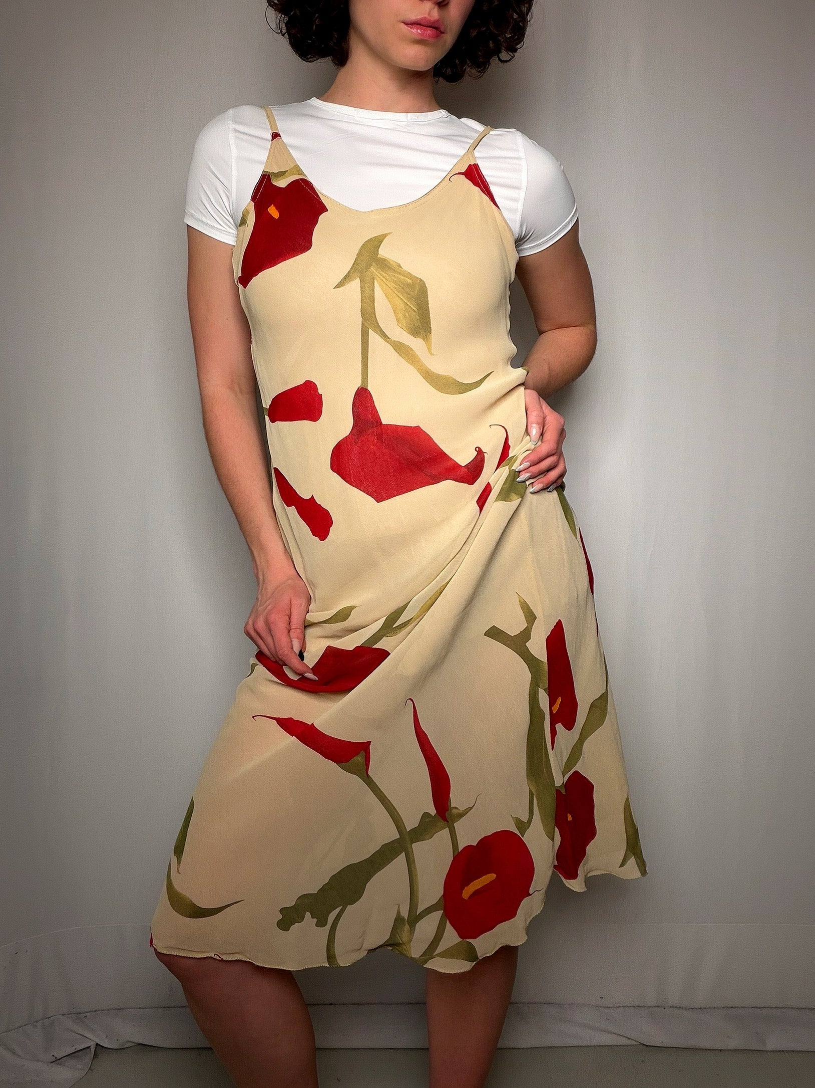 Robe a bretelles S vintage