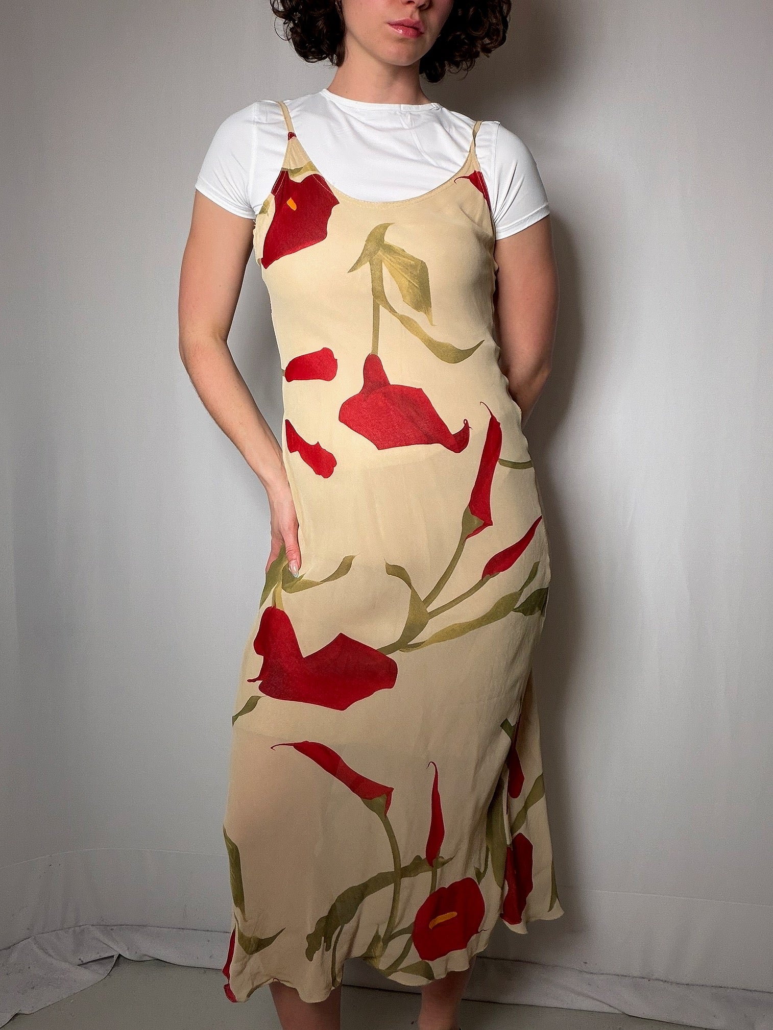 Robe a bretelles S vintage