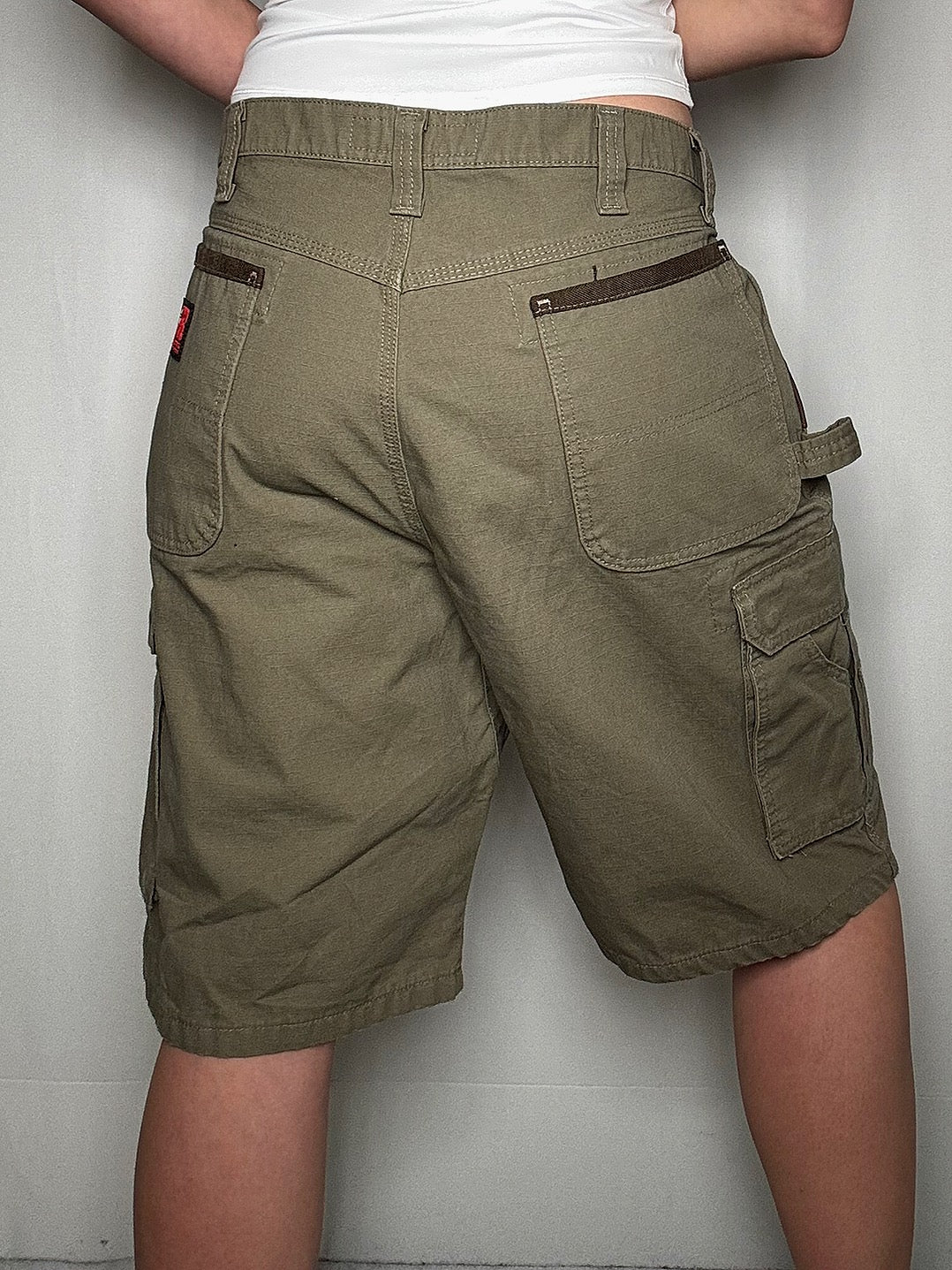 Wrangler vintage khaki denim shorts XL