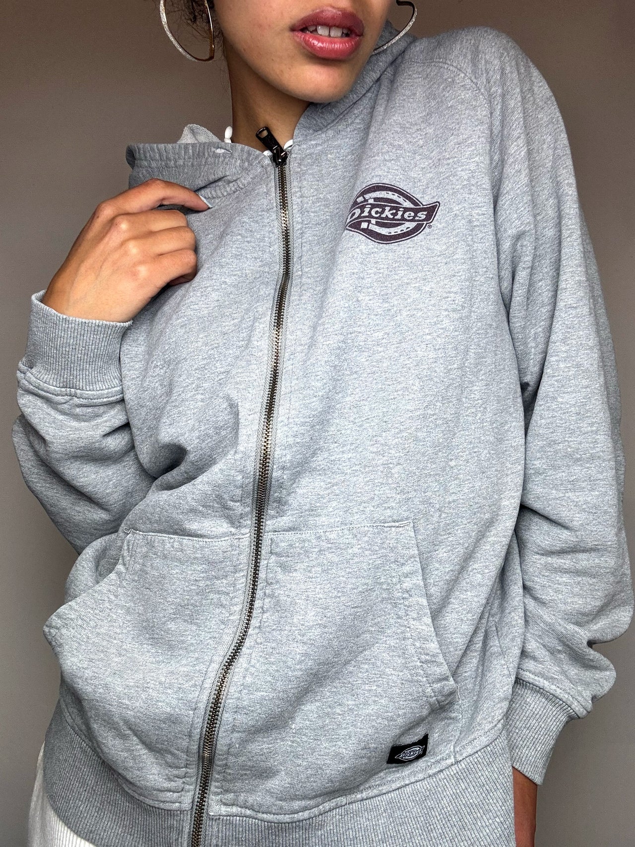 ADIDAS L Vintage schwarze Sportjacke