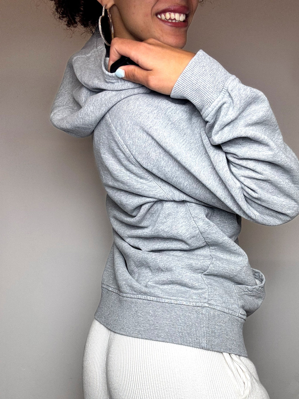 ADIDAS L Vintage schwarze Sportjacke