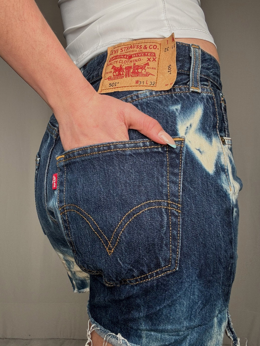 Short en jean Levi's S vintage