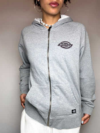 ADIDAS L Vintage schwarze Sportjacke
